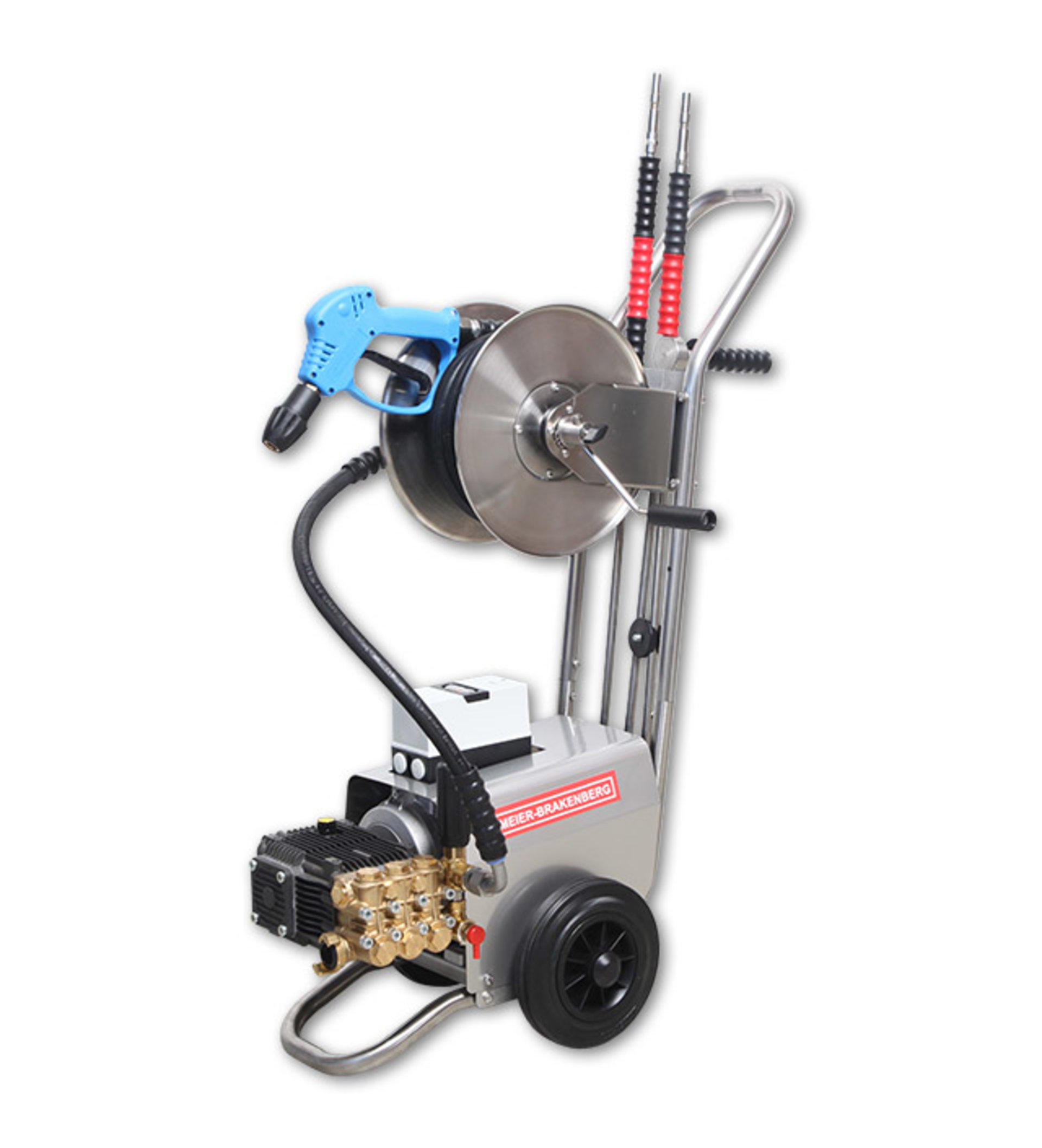 The new compact MBH 900 professional high pressure cleaner is ideal for applications where space is at a premium, such as milking parlours on dairy farms.