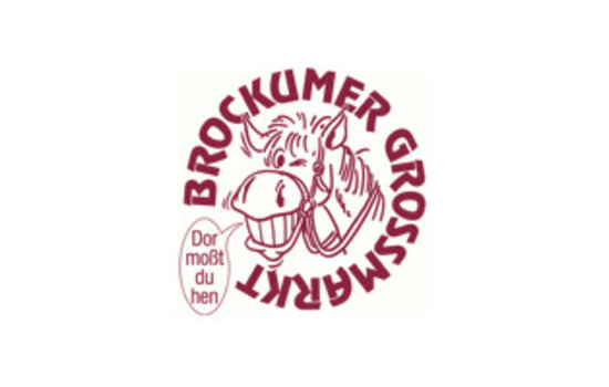 Der Brockumer Markt zieht jährlich tausende von Besuchern auf des Veranstaltungsgelände, um sich über neue Hochdrucktechnik und Tierwaage zu informieren. Meier-Brakenberg stellt im Pavillon aus.