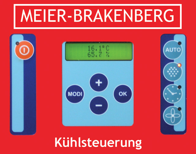 Die Kühlsteuerung MBWeich 4 ist speziell für Hochdruckkühlungen entwickelt. Sie besticht durch einfache, intuitive Menüführung und lässt auch die Anbindung von Signalen vorhandener Lüftungscomputer zu.